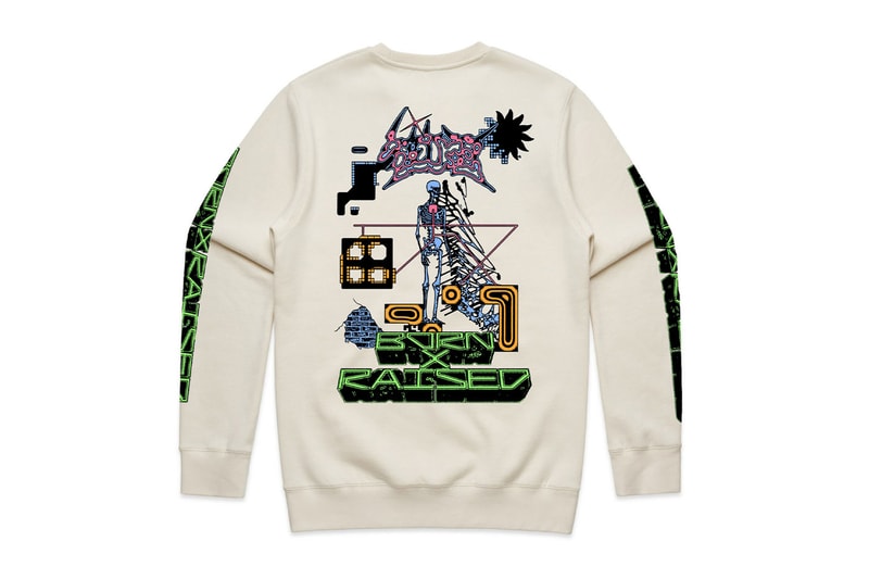 Born X Raised Spring Collection AMERICA_OFF_LINE Release Info Buy Price Tees Hoodies Sweats Long Sleeves Graphic Skeleton Balaclava 