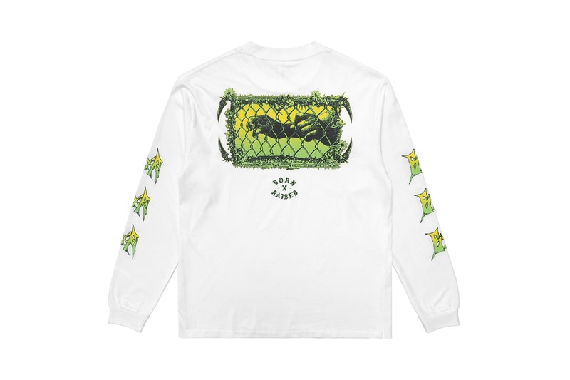 Born X Raised Spring Collection AMERICA_OFF_LINE Release Info Buy Price Tees Hoodies Sweats Long Sleeves Graphic Skeleton Balaclava 