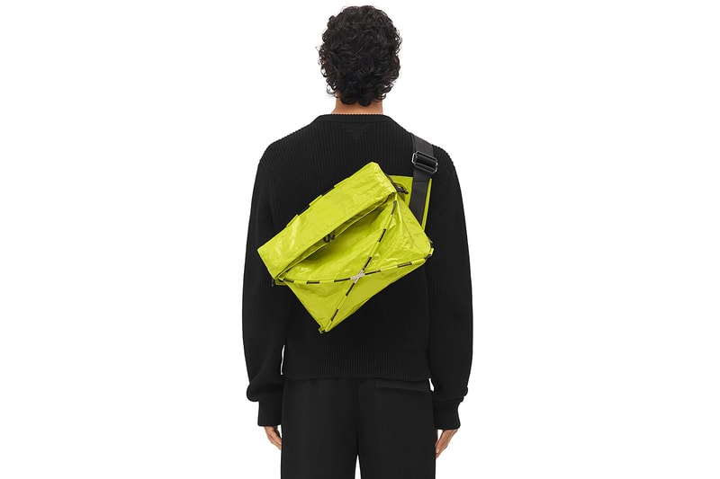 Bottega Veneta Tent "Kiwi" Bag Nylon Waist Backpack Release Information Daniel Lee Mathieu Blazy Wardrobe 03 Bottega Green