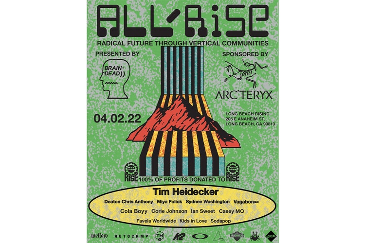 Brain Dead and Arc'teryx Present ALL RISE Fest
