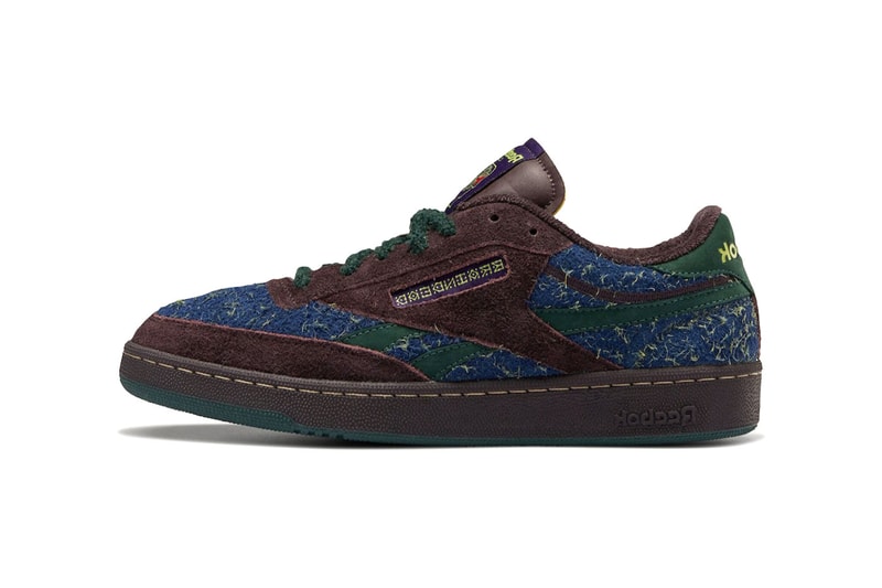 Brain Dead Reebok Club C Revenge gx9593 Release Info Brown Navy Green Shaggy Suede Soft