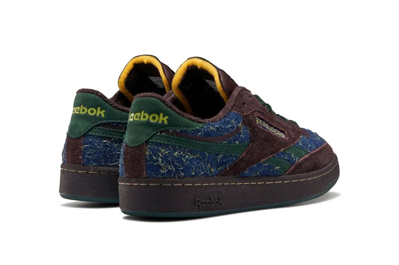 Brain Dead Reebok Club C Revenge gx9593 Release Info Brown Navy Green Shaggy Suede Soft