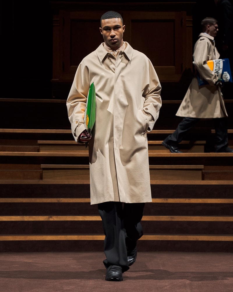Burberry Returns to the Runway With a Proportionally Sized FW22 Collection