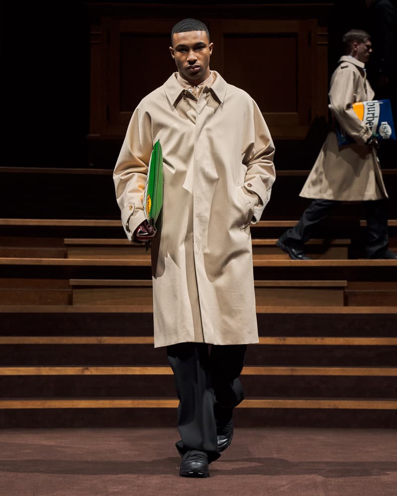 Burberry Returns to the Runway With a Proportionally Sized FW22 Collection