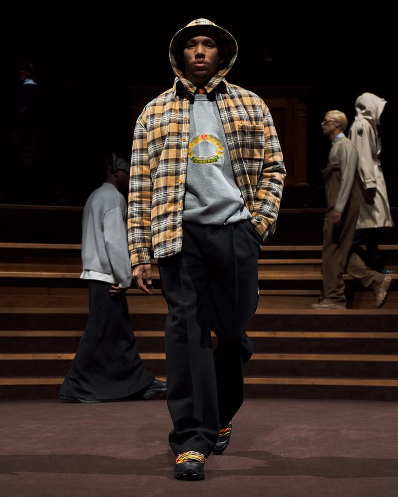 Burberry Returns to the Runway With a Proportionally Sized FW22 Collection