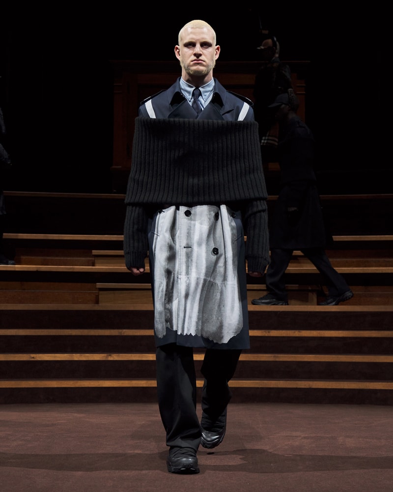 Burberry Returns to the Runway With a Proportionally Sized FW22 Collection