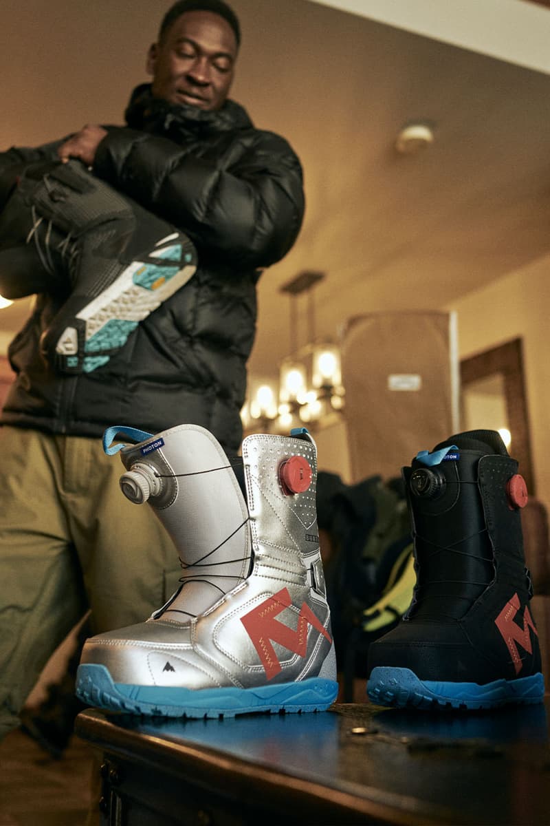 virgil abloh burton second collection snowboarding boards bindings boots zeb powell brolin mawejje adrien margielist manifesto release date info march 22 boa boa vibram best collab