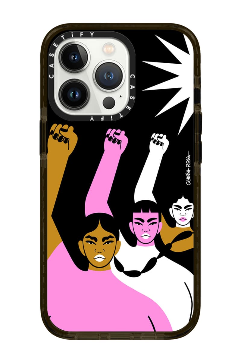 CASETiFY International Womens Day Her Impact Matters Collection Release Info Buy Price AirTag holder AirPod iPhone iPad Cases Apple Watch band Camila Rosa Mel Stringer Gemma Correll Huyen Dinh