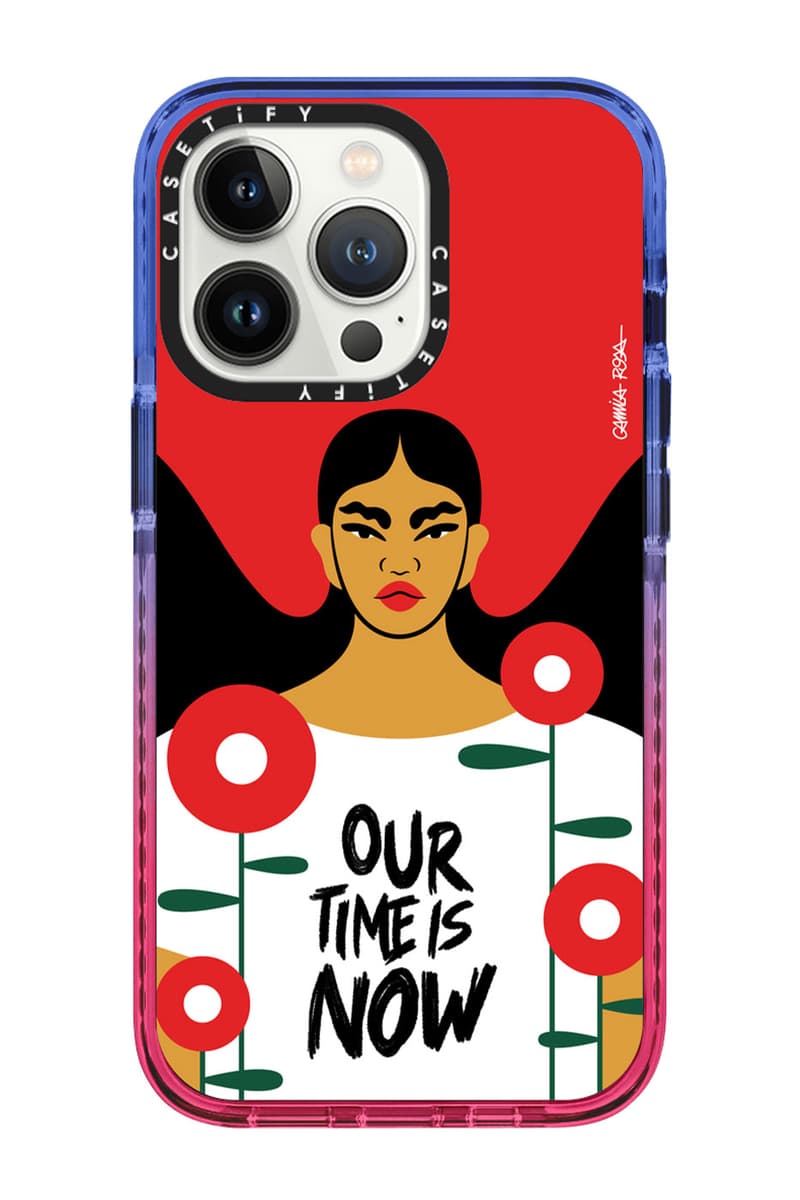 CASETiFY International Womens Day Her Impact Matters Collection Release Info Buy Price AirTag holder AirPod iPhone iPad Cases Apple Watch band Camila Rosa Mel Stringer Gemma Correll Huyen Dinh