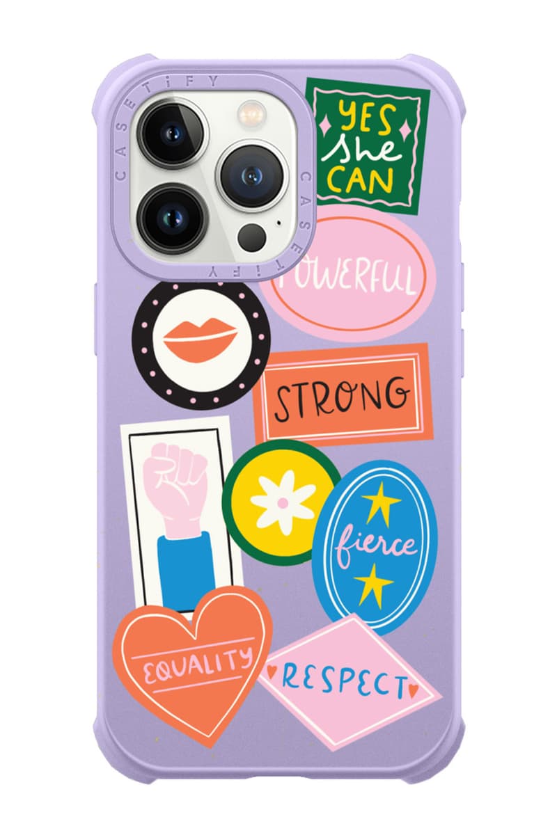 CASETiFY International Womens Day Her Impact Matters Collection Release Info Buy Price AirTag holder AirPod iPhone iPad Cases Apple Watch band Camila Rosa Mel Stringer Gemma Correll Huyen Dinh