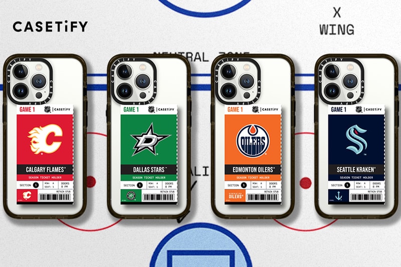 CASETiFY x NHL Collaboration Release Details iPhone accessories cases 