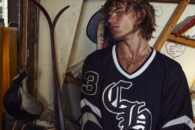 Chrome Hearts Hockey Jersey leather mesh racing stripes red black sterling silver matty boy ppo chomper 33 release info price date