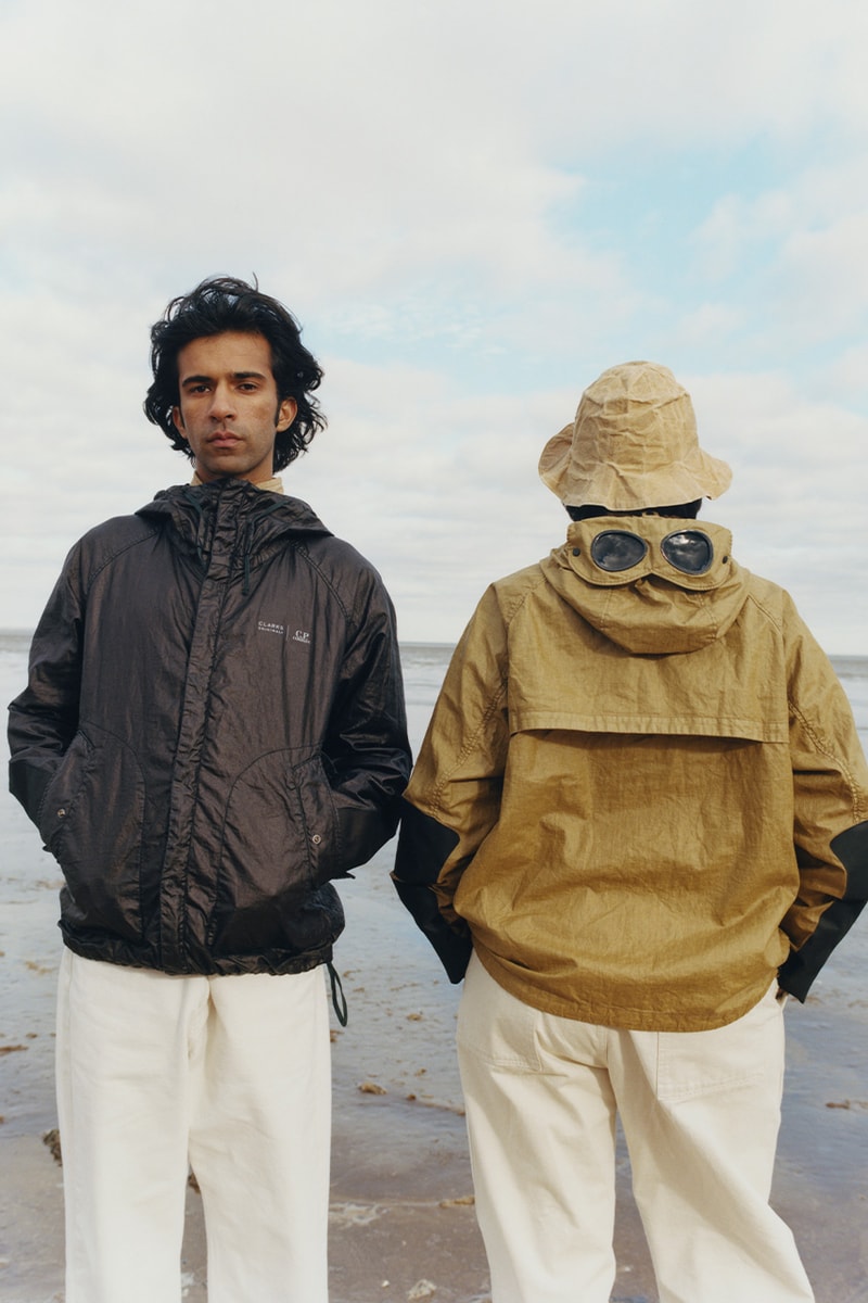 C.P. Company x Clarks Originals SS22 Details information desert trek outerwear coat release information