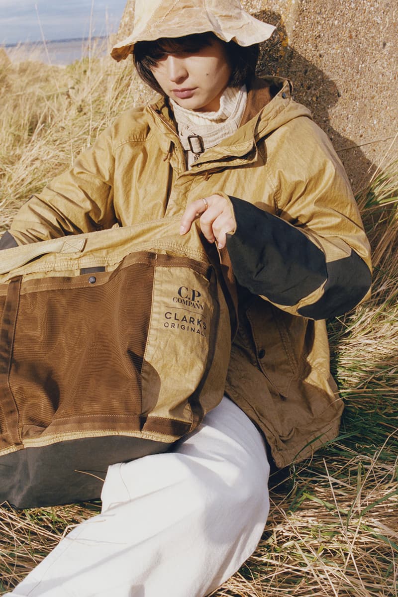 C.P. Company x Clarks Originals SS22 Details information desert trek outerwear coat release information