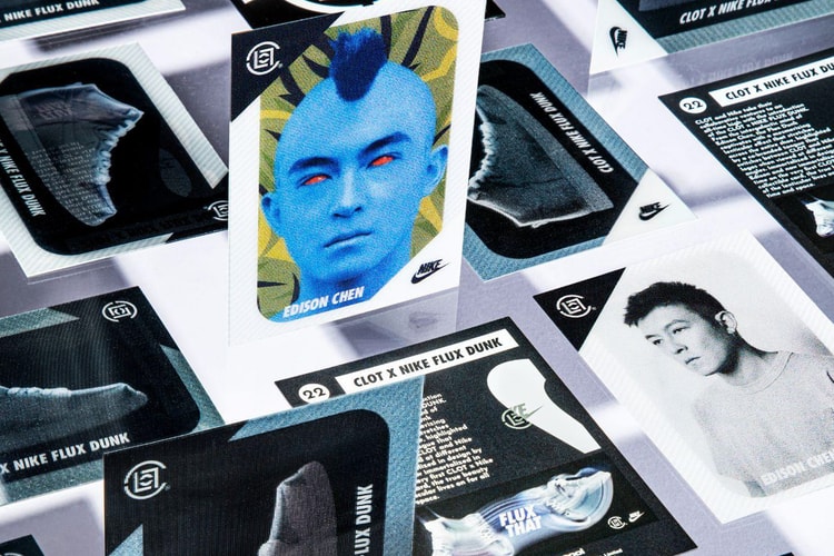 CLOT and Fanatics' zerocool Unveil Their Nike "FLUX DUNK" Collectible Cards