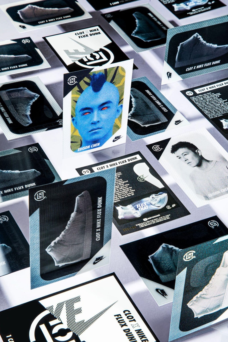 CLOT Nike FLUX DUNK Fanatics zerocool Collectible Cards Full Look Info Josh Luber Edison Chen