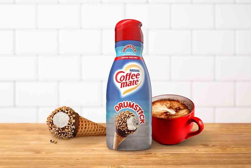 Coffee Mate Drumstick Vanilla Sundae Cone Ice Cream Coffee Creamer release sweets dessert ice cream 