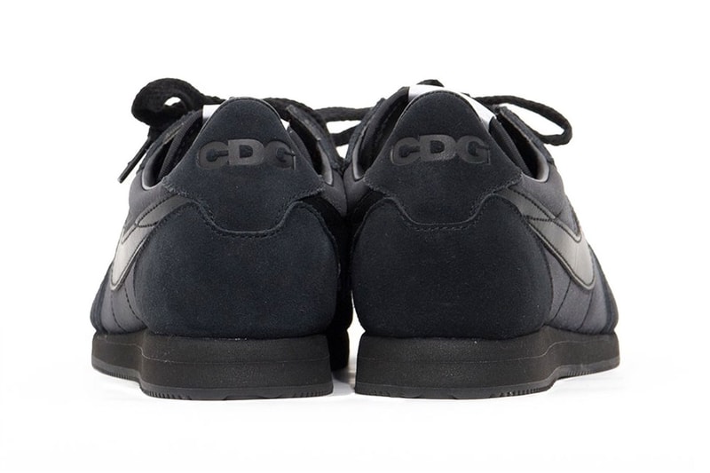 BLACK COMME des GARÇONS and Nike Bring Back the Eagle Sneaker 1980 debut special collaboration lightweight 5.1 ounces nylon suede leather dover street market cdg japan release info price date