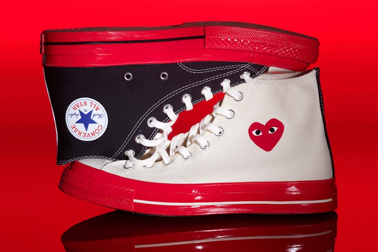 Bright Red Detailing Reimagines the COMME des GARÇONS PLAY x Converse Chuck 70