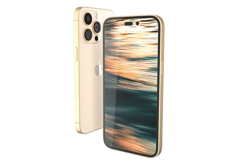Concept Renderings for the Apple iPhone 14 Pro Have Surfaced Online Gold iphone pigtou xleaks7 punch-hole camera pill-shaped face id sensor screen t0 body ratio 