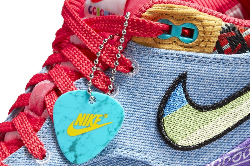 Concepts Nike Air Max 1 Far Out denim paisley pony hair purple light blue flower embroidery guitar strap corduroy red 