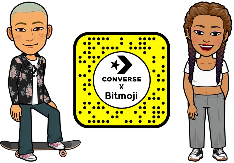 Digital Fashion Styling Heats Up With New Converse X Bitmoji Capsule Collection