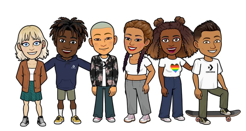 Digital Fashion Styling Heats Up With New Converse X Bitmoji Capsule Collection