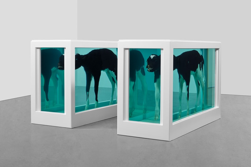 Damien Hirst Natural History Exhibition Formaldehyde Sculptures Gagosian London