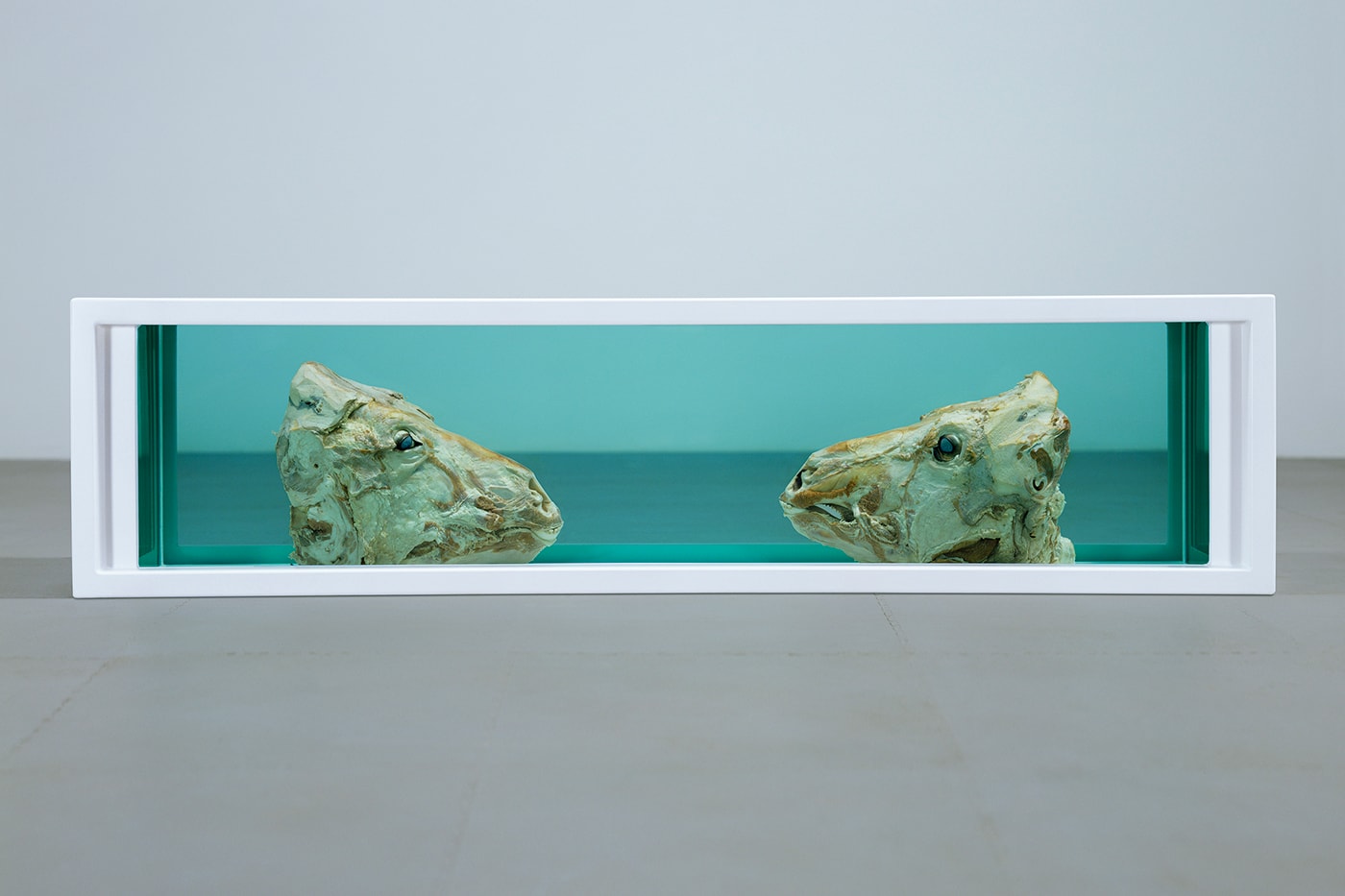Damien Hirst Natural History Exhibition Formaldehyde Sculptures Gagosian London