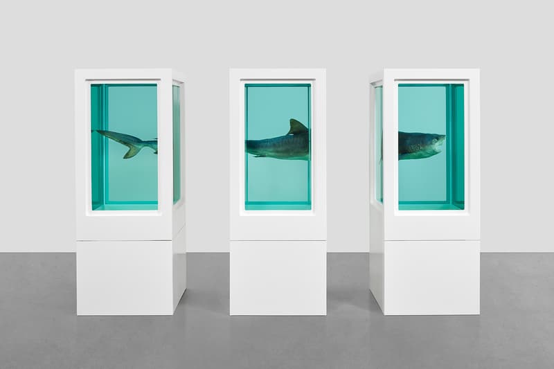 Damien Hirst Natural History Exhibition Formaldehyde Sculptures Gagosian London