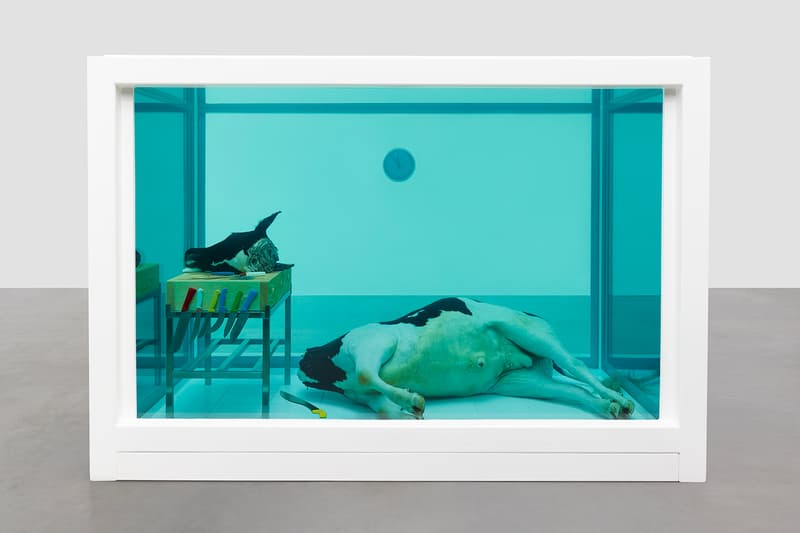 Damien Hirst Natural History Exhibition Formaldehyde Sculptures Gagosian London