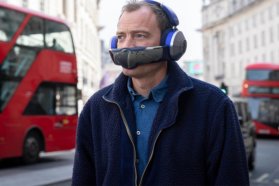 dyson Launches zone air purifying headphones UK pure air pure audio bacteria pollen dust pollutants air quality new headpiece tech release info date news
