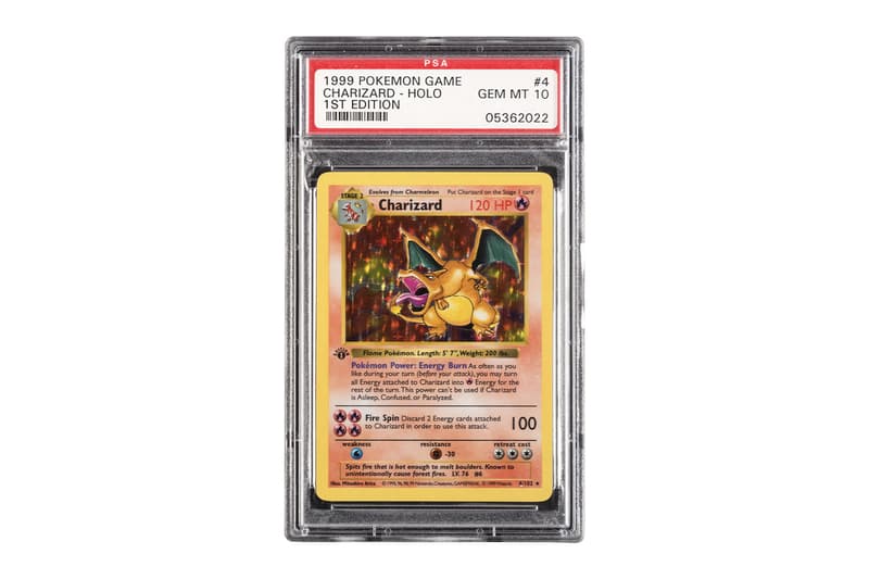 Rare First-edition Pokmon Charizard Card Sells for $336K USD at Heritage Auctions | Hypebeast Rare First-edition Pokmon Charizard Card Sells for $336K USD at Heritage Auctions | Hypebeast