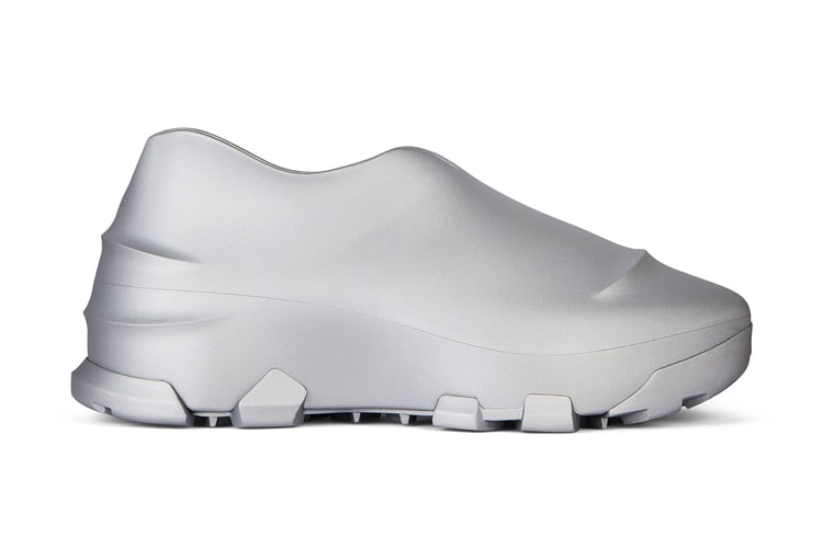 Givenchy's Monumental Mallow Looks Space Age With Reflective Silver Makeover