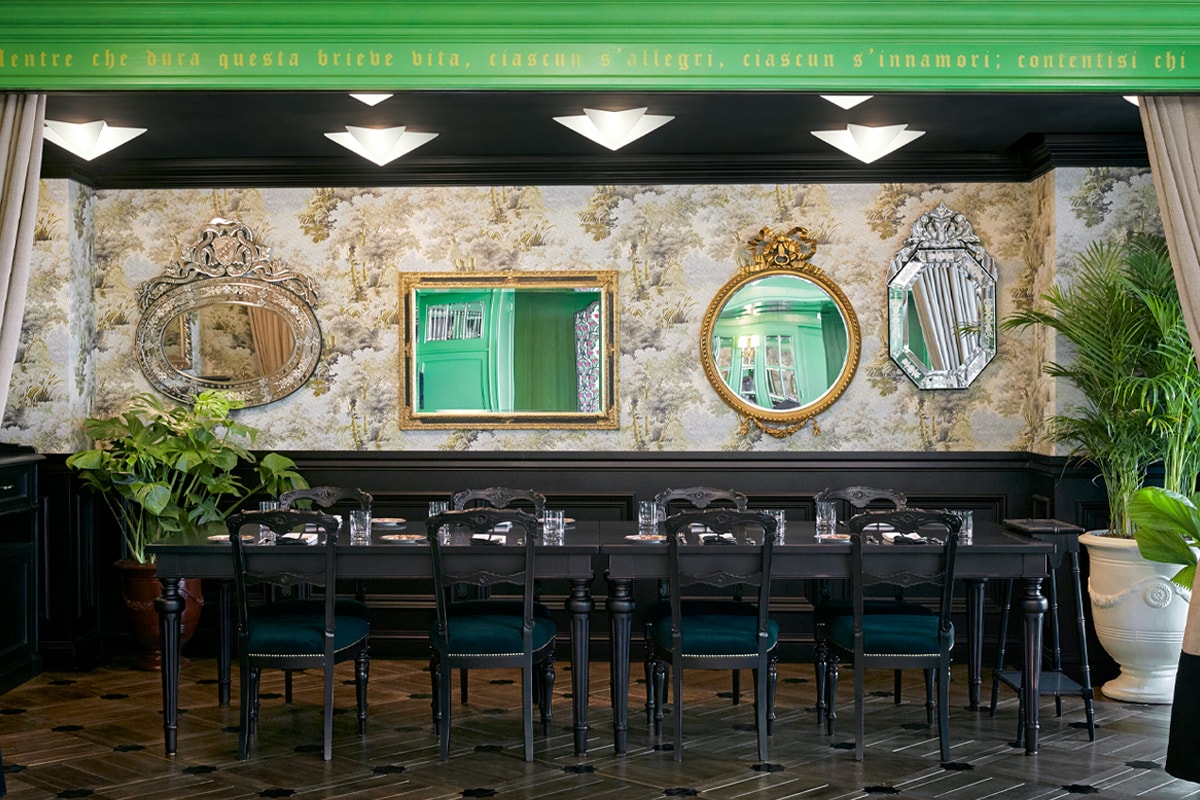 Here Is an Official Look at Gucci's New Restaurant in Seoul Osteria da Massimo Bottura beverly HIlls Los Angeles Ginza Tokyo Italy Florence Jun Hyung-kyu Davide Cardellini Emilia Burger Tortellini with Parmigiano Reggiano Cream Gucci Osteria Seoul da Massimo Bottura