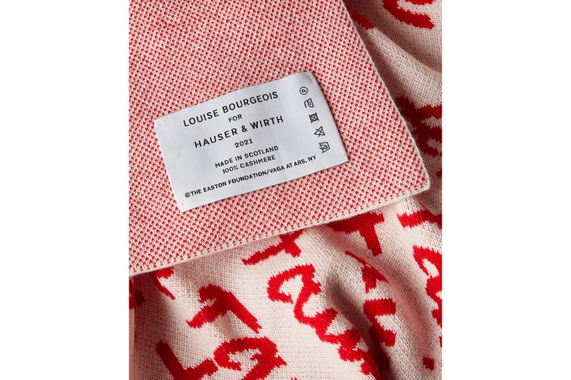 Hauser & Wirth Cashmere Blankets Artist ROAM Scotland
