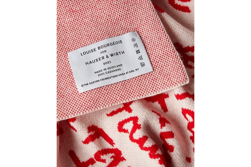 Hauser & Wirth Cashmere Blankets Artist ROAM Scotland