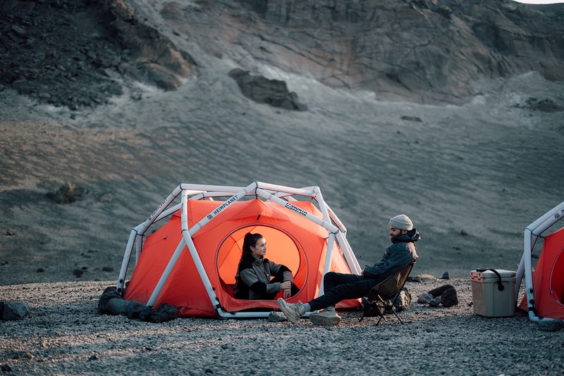 66°North heimplanet cave xl release information details tent iceland bright orange