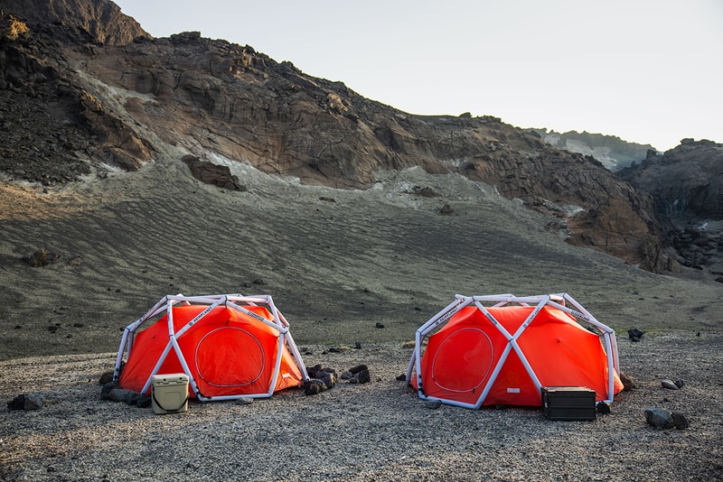 66°North heimplanet cave xl release information details tent iceland bright orange