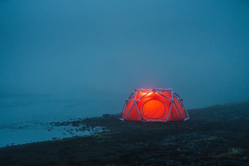 66°North heimplanet cave xl release information details tent iceland bright orange