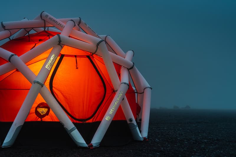 66°North heimplanet cave xl release information details tent iceland bright orange