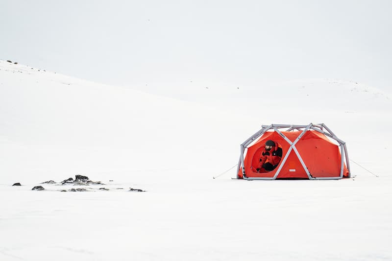 66°North heimplanet cave xl release information details tent iceland bright orange