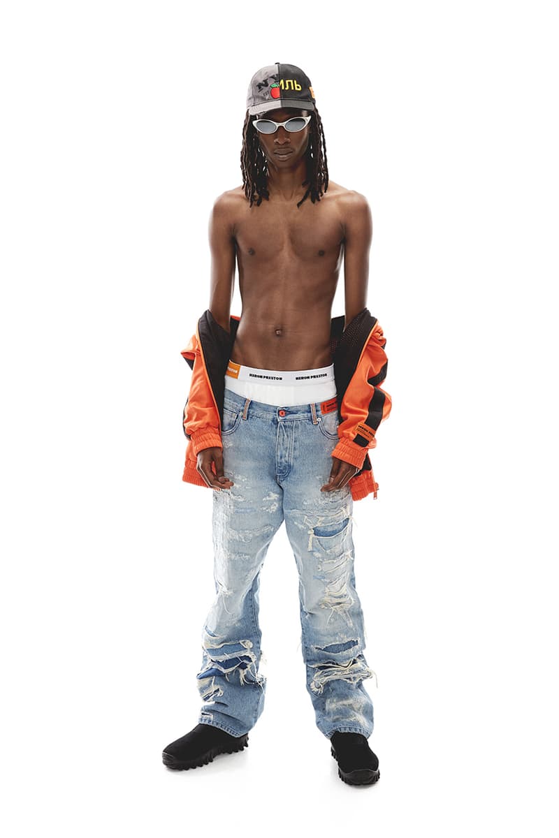 Heron Preston Spring/Summer 2022 Collection Lookbook Utilitarian Workwear Inspirations Graphics 