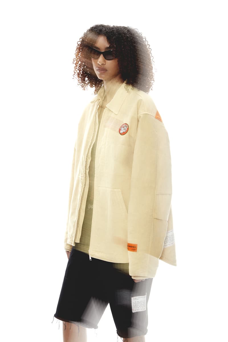 Heron Preston Spring/Summer 2022 Collection Lookbook Utilitarian Workwear Inspirations Graphics 