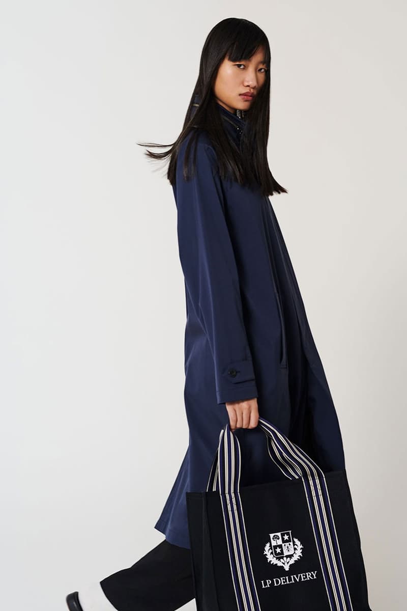 Hiroshi Fujiwara Loro Piana black navy spring summer 2022 collection collab tracksuits tailored suits jersey parka graffiti sandals totes records rei imai 