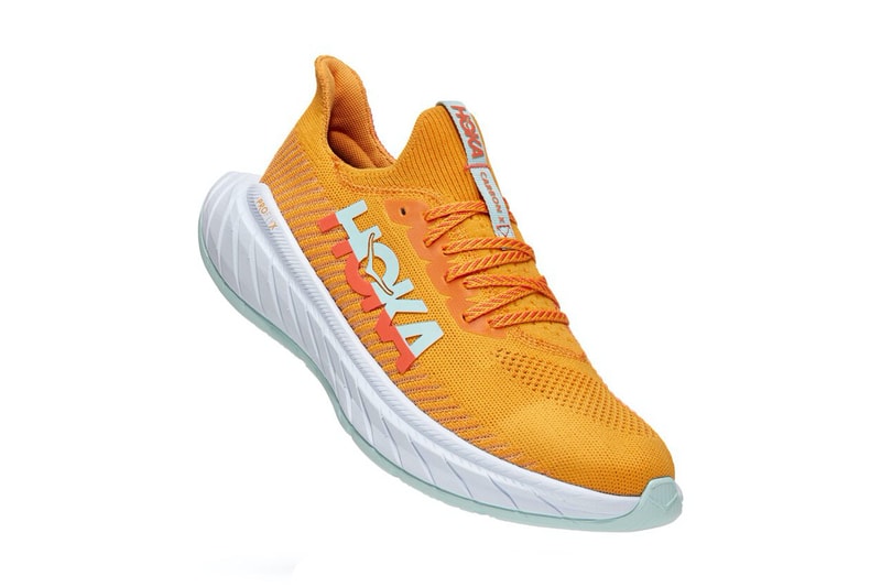HOKA ON ONE Carbon X 3 "Radiant Yellow/Camellia" release information running sneaker super shoe
