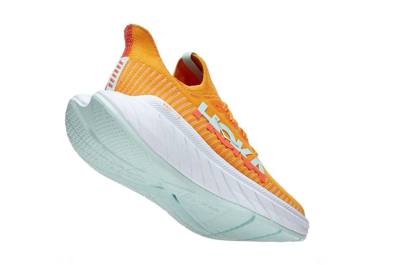 HOKA ON ONE Carbon X 3 "Radiant Yellow/Camellia" release information running sneaker super shoe