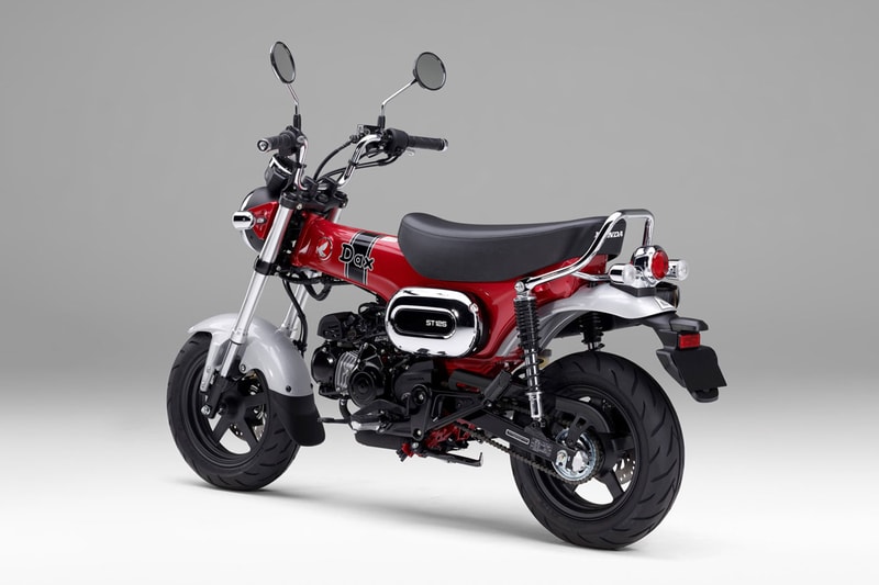 Honda mini motorcycle s125 dax bike brings back revival dachshund sausage dog cub grom monkey t shape 125cc pearl cadet grey nebula red air cooled sohc release info news