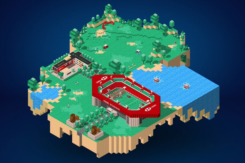HSBC the sandbox metaverse PARTNERSHIP 3x3 LAND news animoca games 