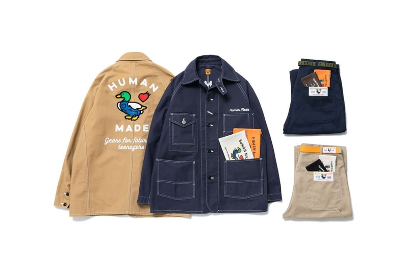Human Made Work Made Military Capsule HBX Release Info Buy Price New Arrivals Bags Pouches Jackets Workwear Painter's Pants Overall Jackets Duck Mug Steel Stackable Boxes